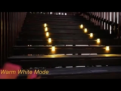 Solar Charging LED Outdoor Wall Lights RGB Solar Wall Mount Lights