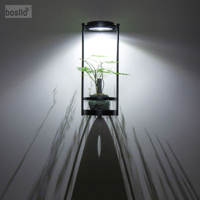 Outdoor Wall Decoration Made Easy with Black Solar Wall Lamps Working Time 8-10 Hours