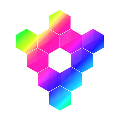 Good price BQB RGB Wall Lamp Multi Colored Wireless Triangle RGB Wall Lights online