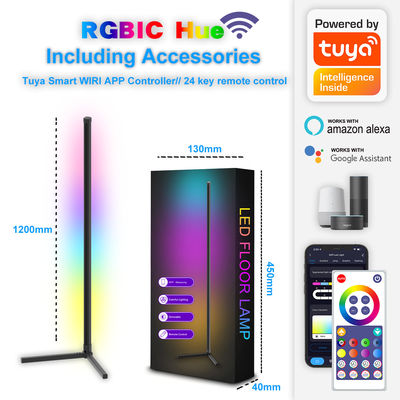 Good price UKCA WIFI Corner Color Changing Lamp ODM Colorable Floor Atmosphere Light online