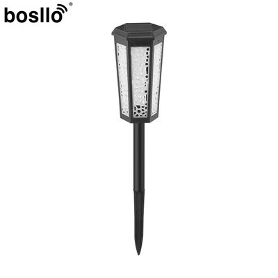 Good price Amber Light RGB/ White Light RGB Solar Garden Lamps 10.5*10.5*47cm Size online