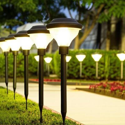Good price Stake Solar Garden Lamps Warm White 6-8 Hours Charging Time Improve Your Outdoor Space online