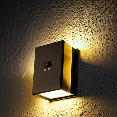 Good price Motion Sensor Solar Wall Sconces Featuring Toggle Switch ON OFF Energy Lighting Fixtures for Outdoor Wall Installation online
