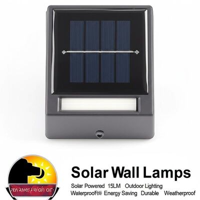 Good price Toggle Switch ON OFF Solar Wall Lamps Solar Powered 15LM Outdoor Lighting Waterproof Energy Saving Durable Weatherproof online