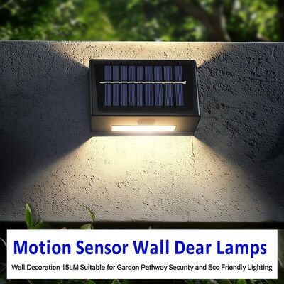 Good price Motion Sensor Solar Wall Lamps Outdoor Wall Decoration 15LM Suitable for Garden Pathway Security and Eco Friendly Lighting online